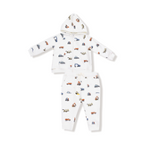 Construction Vehicles Hoodie + Jogger Set