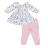 Country Girl Floral - Cap Sleeve Dress + Bamboo Legging