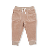 Velour Teddy Bear Jogger Set