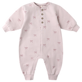 Bows Relaxed Fleece Jumpsuit