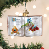 Cinderella Book Ornament