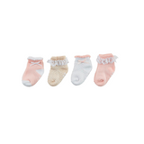 Pink Pointelle Baby Sock Set
