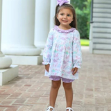 Dino Adventures Girl's Ruffle Bloomers Set