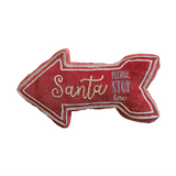 Santa Please Stop Here Lumbar Pillow