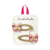 Patchwork Butterfly Clips