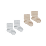 Melange Socks - Taupe, Blue