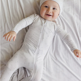 Stars Fog Modal Zip Footie