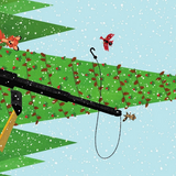 The Digger and the Christmas Tree