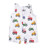 Tractor Friends Shortie Romper