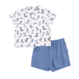 Cowboy Boots Polo + Short Set