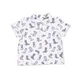 Cowboy Boots Polo + Short Set