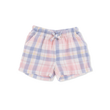 Dusty Plaid Polo + Short Set