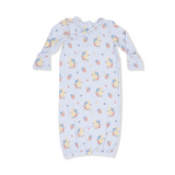 Country Stitch Floral Kimono Gown