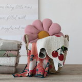 Pink Flower Pillow