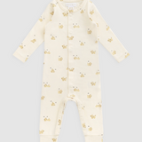 Trey Onesie - Playful Honey