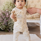 Trey Onesie - Playful Honey