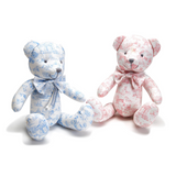 Animal Toile Pattern Stuffed Teddy Bear