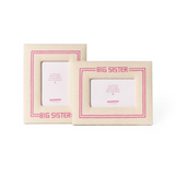 Big Sister Embroidered Photo Frame