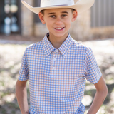 Brazos Plaid Polo Shirt