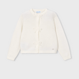 Bows Knit Cardigan - Natural