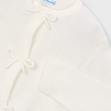 Bows Knit Cardigan - Natural