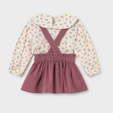 Floral Blouse + Skirt Set
