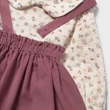 Floral Blouse + Skirt Set