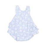 Western Daisies Ruffle Sunsuit