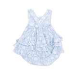 Western Daisies Ruffle Sunsuit