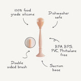 Silicone Baby Bottle Brush - Shifting Sand