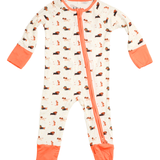 Halloween Dogs Zipper Pajama