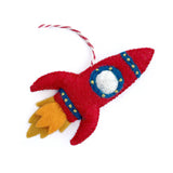 Rocket Felt Ornament