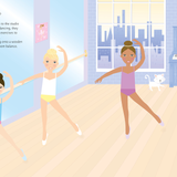 Sticker Dolly Dressing Ballerinas