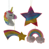 Bedazzled Rainbow Ornament