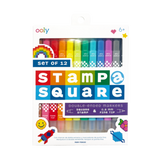 Stamp-A-Square: Double-Ended Markers Set