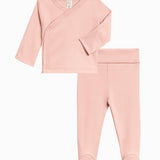 Classic Riley Kimono Wrap Top + Pant Set - Ballet