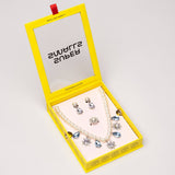 Pearled Gem Necklace Set