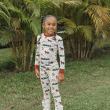 On the Farm Bamboo Long Sleeve Pajama Set