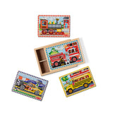 Vehicles Wooden Jigsaw Puzzles in a Box