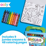 Dinoland Carry-Along Coloring Book Set