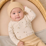 Side Snap Bodysuit + Pant Set - Pears