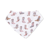 Cowgirl Boots Bandana Bib