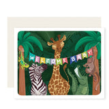 Jungle Welcome New Baby Card