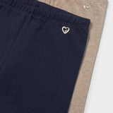 Baby Legging Set - Beige + Navy