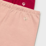 Legging Two Pack - Pink + Red