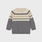 Colorblock Sweater - Graphite Heather