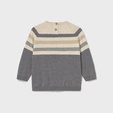 Colorblock Sweater - Graphite Heather