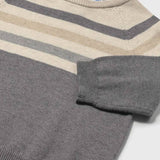 Colorblock Sweater - Graphite Heather