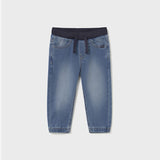 Denim Jogger Pants - Medium Denim