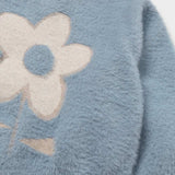 Flower Fuzzy Sweater